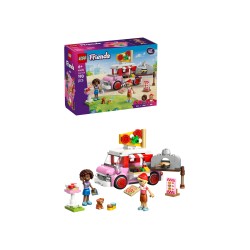 LEGO Friends 42694 Furgone delle Pizze, Giocattolo con 2 Mini Bamboline, Cane e Accessori, Regalo di Compleanno Bambini da 6+