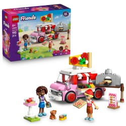 LEGO Friends 42694 Furgone delle Pizze, Giocattolo con 2 Mini Bamboline, Cane e Accessori, Regalo di Compleanno Bambini da 6+