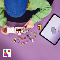 LEGO Friends 42694 Furgone delle Pizze, Giocattolo con 2 Mini Bamboline, Cane e Accessori, Regalo di Compleanno Bambini da 6+