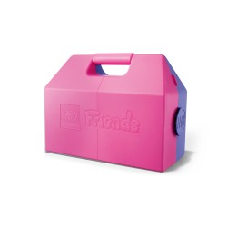 LEGO Friends 42697 Valigetta Creativa Casa delle Bambole, Giochi da Viaggio con Casa a 8 Stanze e 2 Mini Bamboline, Regalo 6+