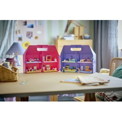 LEGO Friends 42697 Valigetta Creativa Casa delle Bambole, Giochi da Viaggio con Casa a 8 Stanze e 2 Mini Bamboline, Regalo 6+