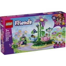 LEGO Friends 42702 Giostra delle Tazze da Tè Floreali, Giocattolo con 3 Mini Bamboline, Cabina Fotografica e Accessori, da 7+