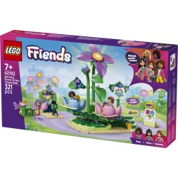 LEGO Friends 42702 Giostra delle Tazze da Tè Floreali, Giocattolo con 3 Mini Bamboline, Cabina Fotografica e Accessori, da 7+