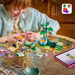 LEGO Friends 42702 Giostra delle Tazze da Tè Floreali, Giocattolo con 3 Mini Bamboline, Cabina Fotografica e Accessori, da 7+
