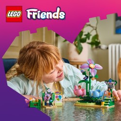 LEGO Friends 42702 Giostra delle Tazze da Tè Floreali, Giocattolo con 3 Mini Bamboline, Cabina Fotografica e Accessori, da 7+