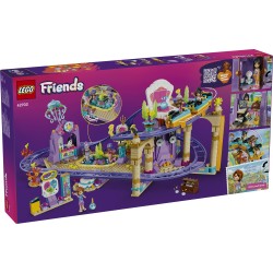 LEGO Friends 42703 Montagne Russe della Sirenetta, Giocattolo Interattivo con 3 Carrozze, Negozio e 5 Mini Bamboline, da 8+