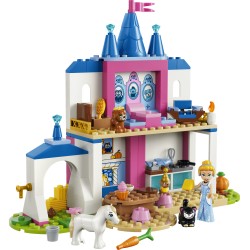 LEGO | Disney Princess 43283 Castello degli Amici Animali di Cenerentola, Gioco Didattico con Mini Bambolina, 4 Animali, 4+