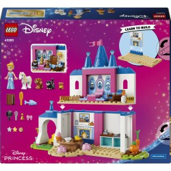 LEGO | Disney Princess 43283 Castello degli Amici Animali di Cenerentola, Gioco Didattico con Mini Bambolina, 4 Animali, 4+