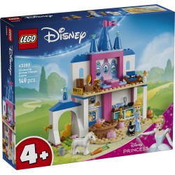 LEGO | Disney Princess 43283 Castello degli Amici Animali di Cenerentola, Gioco Didattico con Mini Bambolina, 4 Animali, 4+