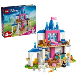 LEGO | Disney Princess 43283 Castello degli Amici Animali di Cenerentola, Gioco Didattico con Mini Bambolina, 4 Animali, 4+