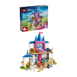 LEGO | Disney Princess 43283 Castello degli Amici Animali di Cenerentola, Gioco Didattico con Mini Bambolina, 4 Animali, 4+