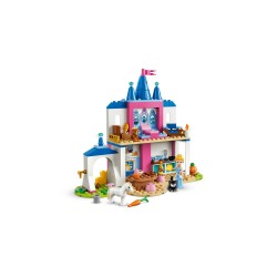 LEGO | Disney Princess 43283 Castello degli Amici Animali di Cenerentola, Gioco Didattico con Mini Bambolina, 4 Animali, 4+