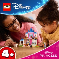 LEGO | Disney Princess 43283 Castello degli Amici Animali di Cenerentola, Gioco Didattico con Mini Bambolina, 4 Animali, 4+
