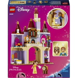 LEGO | Disney Princess 43289 Belle e il Castello Incantato della Bestia, Gioco con 2 Mini Bamboline e 2 Personaggi, Regalo 5+