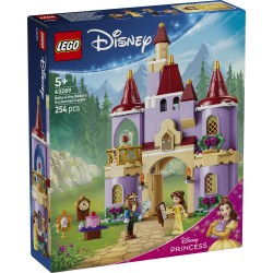 LEGO | Disney Princess 43289 Belle e il Castello Incantato della Bestia, Gioco con 2 Mini Bamboline e 2 Personaggi, Regalo 5+
