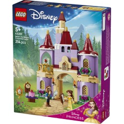 LEGO | Disney Princess 43289 Belle e il Castello Incantato della Bestia, Gioco con 2 Mini Bamboline e 2 Personaggi, Regalo 5+