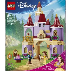 LEGO | Disney Princess 43289 Belle e il Castello Incantato della Bestia, Gioco con 2 Mini Bamboline e 2 Personaggi, Regalo 5+
