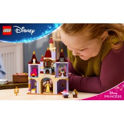 LEGO | Disney Princess 43289 Belle e il Castello Incantato della Bestia, Gioco con 2 Mini Bamboline e 2 Personaggi, Regalo 5+