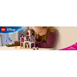 LEGO | Disney Princess 43289 Belle e il Castello Incantato della Bestia, Gioco con 2 Mini Bamboline e 2 Personaggi, Regalo 5+