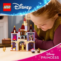 LEGO | Disney Princess 43289 Belle e il Castello Incantato della Bestia, Gioco con 2 Mini Bamboline e 2 Personaggi, Regalo 5+