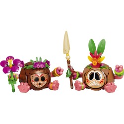 LEGO | Disney Vaiana 43293 Kakamora, Giocattolo con 2 Personaggi Portavaso e Fiori Finti, Regalo per Bambine da 9 Anni in su