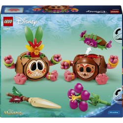 LEGO | Disney Vaiana 43293 Kakamora, Giocattolo con 2 Personaggi Portavaso e Fiori Finti, Regalo per Bambine da 9 Anni in su