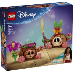 LEGO | Disney Vaiana 43293 Kakamora, Giocattolo con 2 Personaggi Portavaso e Fiori Finti, Regalo per Bambine da 9 Anni in su
