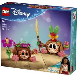 LEGO | Disney Vaiana 43293 Kakamora, Giocattolo con 2 Personaggi Portavaso e Fiori Finti, Regalo per Bambine da 9 Anni in su