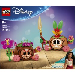 LEGO | Disney Vaiana 43293 Kakamora, Giocattolo con 2 Personaggi Portavaso e Fiori Finti, Regalo per Bambine da 9 Anni in su