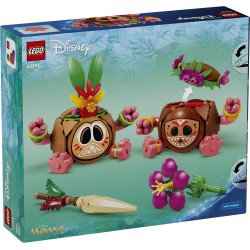 LEGO | Disney Vaiana 43293 Kakamora, Giocattolo con 2 Personaggi Portavaso e Fiori Finti, Regalo per Bambine da 9 Anni in su