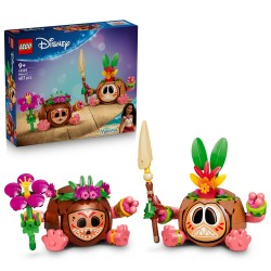 LEGO | Disney Vaiana 43293 Kakamora, Giocattolo con 2 Personaggi Portavaso e Fiori Finti, Regalo per Bambine da 9 Anni in su