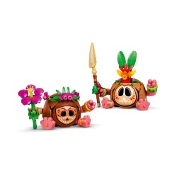 LEGO | Disney Vaiana 43293 Kakamora, Giocattolo con 2 Personaggi Portavaso e Fiori Finti, Regalo per Bambine da 9 Anni in su