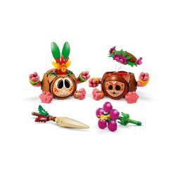 LEGO | Disney Vaiana 43293 Kakamora, Giocattolo con 2 Personaggi Portavaso e Fiori Finti, Regalo per Bambine da 9 Anni in su