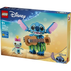 LEGO | Disney 43296 Stitch e Scrump, 2 Action Figure Giocattolo con Accessori, Decorazione Cameretta, Regalo per Bambini 9+
