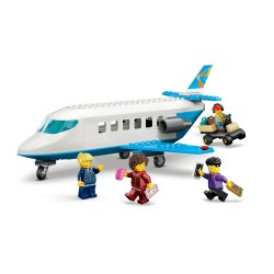 LEGO City 60492 Jet Passeggeri, Modellino di Aereo Giocattolo con 4 Minifigure e Accessori, Giochi Didattici, Regalo per 4+