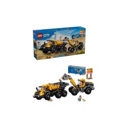 LEGO City 60494 Camion Ribaltabile e Pala Meccanica, Veicoli Giocattolo con Funzioni e 3 Minifigure, Regalo per Bambini da 8+