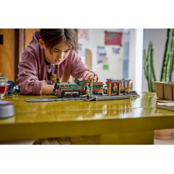 LEGO City 60511 Treno a Vapore Vintage, Giocattolo STEM con Stazione, Binari, Cabina di Comando e Segnale di Stop, Regalo 7+