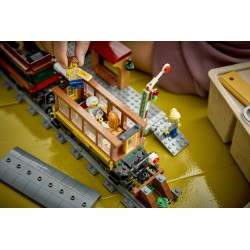 LEGO City 60511 Treno a Vapore Vintage, Giocattolo STEM con Stazione, Binari, Cabina di Comando e Segnale di Stop, Regalo 7+