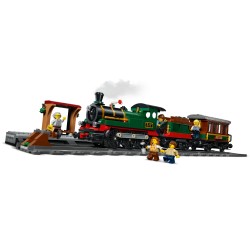 LEGO City 60511 Treno a Vapore Vintage, Giocattolo STEM con Stazione, Binari, Cabina di Comando e Segnale di Stop, Regalo 7+