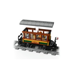 LEGO City 60511 Treno a Vapore Vintage, Giocattolo STEM con Stazione, Binari, Cabina di Comando e Segnale di Stop, Regalo 7+