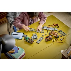 LEGO City 60511 Treno a Vapore Vintage, Giocattolo STEM con Stazione, Binari, Cabina di Comando e Segnale di Stop, Regalo 7+