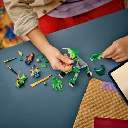LEGO NINJAGO 71862 Battle Pack Mech Drago di Lloyd, Giocattolo Ninja con Action Figure e 3 Minifigure, Regalo per Bambini 6+