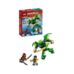 LEGO NINJAGO 71862 Battle Pack Mech Drago di Lloyd, Giocattolo Ninja con Action Figure e 3 Minifigure, Regalo per Bambini 6+