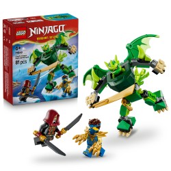 LEGO NINJAGO 71862 Battle Pack Mech Drago di Lloyd, Giocattolo Ninja con Action Figure e 3 Minifigure, Regalo per Bambini 6+