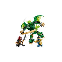 LEGO NINJAGO 71862 Battle Pack Mech Drago di Lloyd, Giocattolo Ninja con Action Figure e 3 Minifigure, Regalo per Bambini 6+