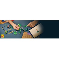 LEGO NINJAGO 71862 Battle Pack Mech Drago di Lloyd, Giocattolo Ninja con Action Figure e 3 Minifigure, Regalo per Bambini 6+