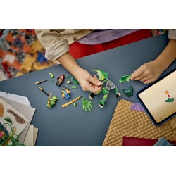 LEGO NINJAGO 71862 Battle Pack Mech Drago di Lloyd, Giocattolo Ninja con Action Figure e 3 Minifigure, Regalo per Bambini 6+