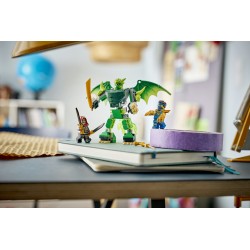 LEGO NINJAGO 71862 Battle Pack Mech Drago di Lloyd, Giocattolo Ninja con Action Figure e 3 Minifigure, Regalo per Bambini 6+