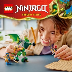 LEGO NINJAGO 71862 Battle Pack Mech Drago di Lloyd, Giocattolo Ninja con Action Figure e 3 Minifigure, Regalo per Bambini 6+