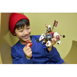 LEGO NINJAGO 71863 Zilvar e Grimtak la Bestia Drago, Giocattolo Ninja con Action Figure e 3 Minifigure, Regalo per Bambini 7+